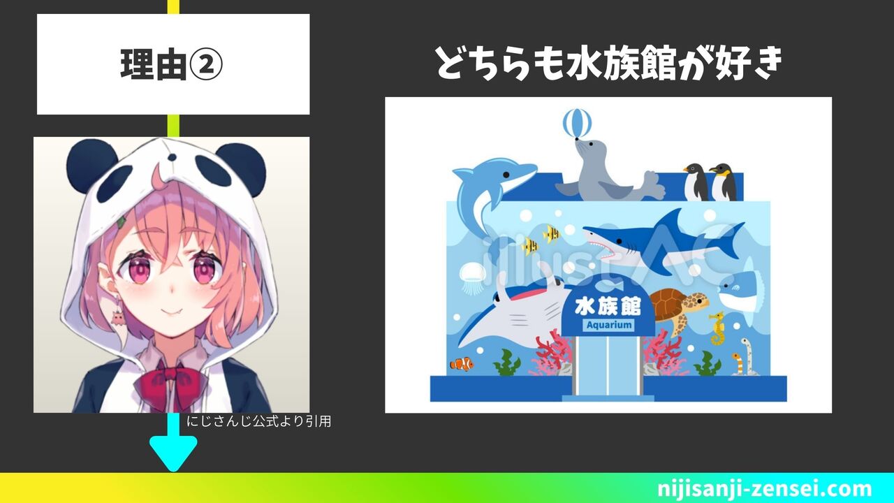 どちらも水族館が好き