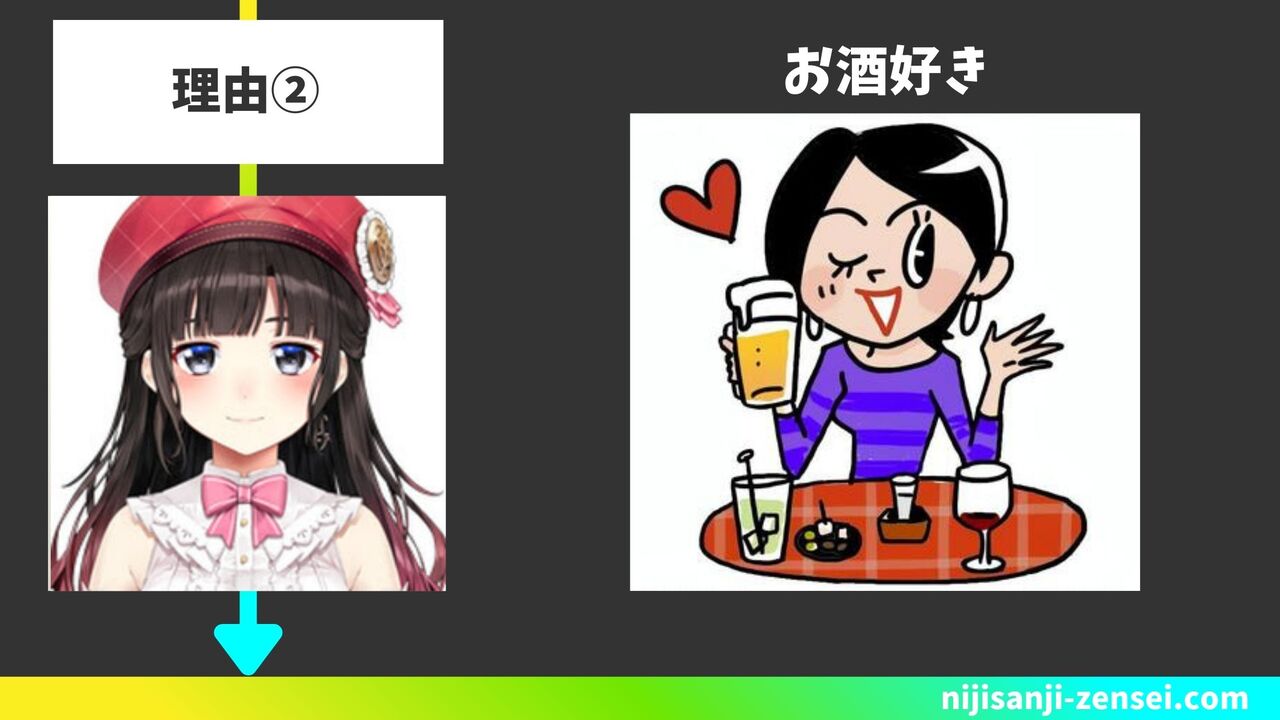 理由②お酒好き
